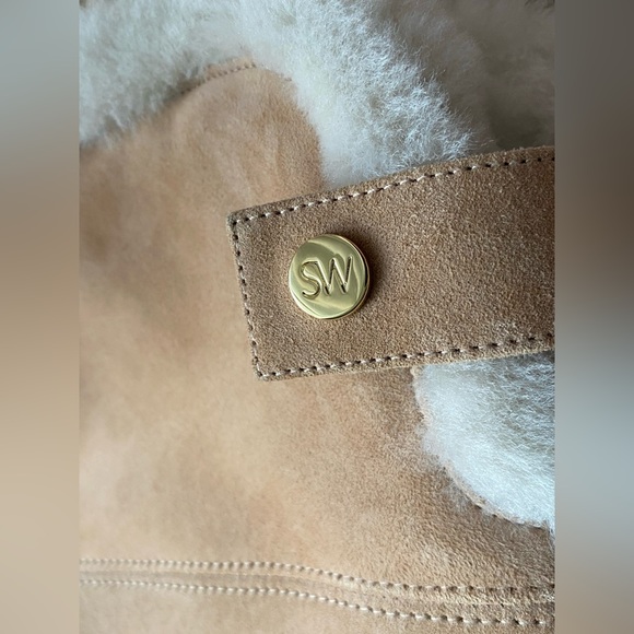 Stuart Weitzman NWOT Suede Shearling boots (Made in Spain) - Picture 7 of 13